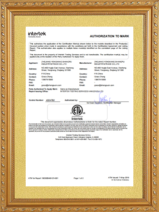 Certification